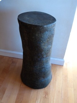 Tall Concrete Organically shaped stool or cocktail bar